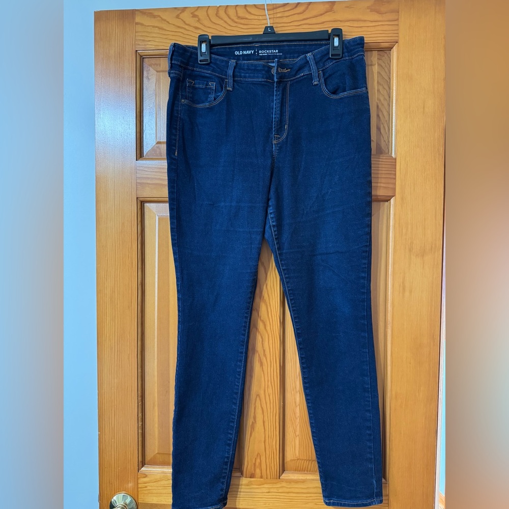 Old Navy Dark Blue Skinny Jeans Size 12